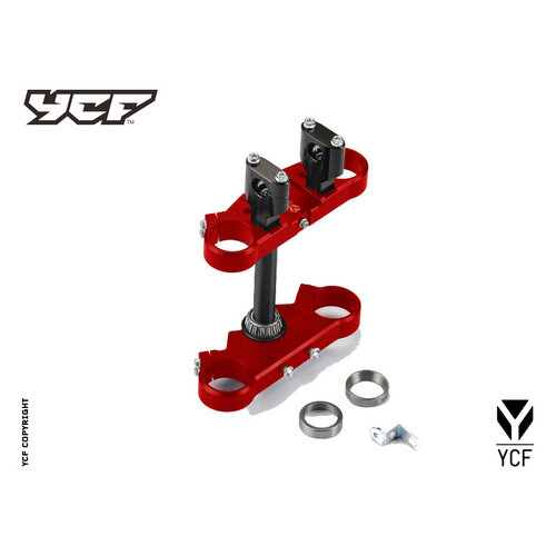 COMPLETE TRIPLE CLAMP  (TOPD45MM / BOTTOM D48MM)