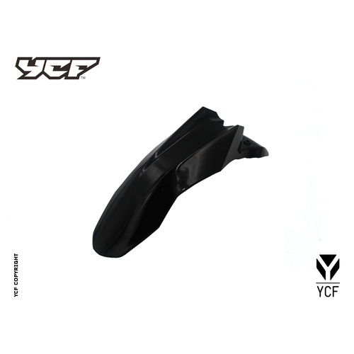 YCF FRONT FENDER (SHORT) BLACK