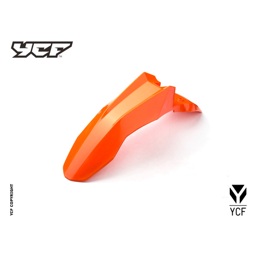 YCF FRONT FENDER (SHORT) ORANGE