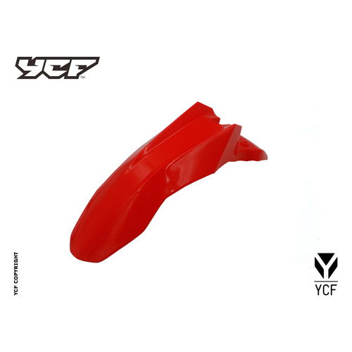 YCF FRONT FENDER (SHORT) RED