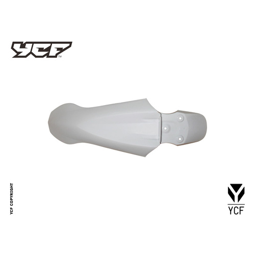 YCF FRONT FENDER WITH HOLES WH