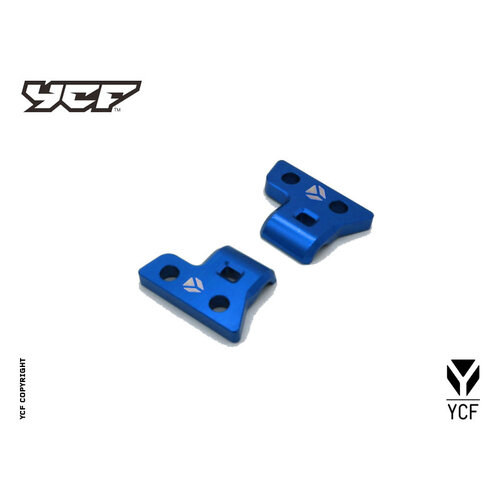 BRAKE LINE RETAINER LEFT FORK CNC BLUE 2016>