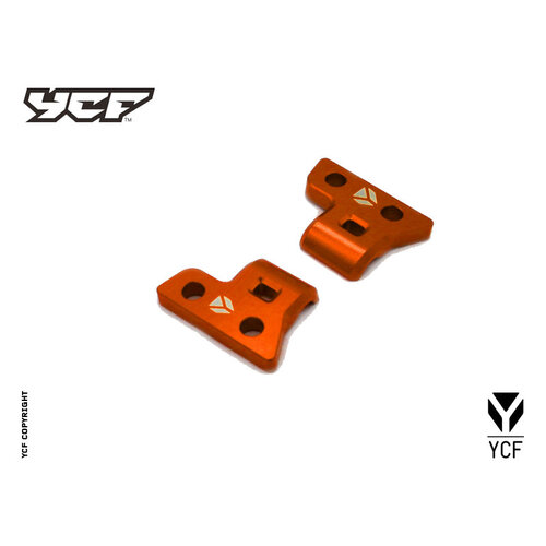 BRAKE LINE RETAINER LEFT FORK CNC ORANGE 2016>