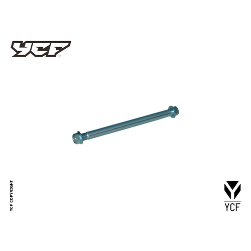 FRONT AXLE 225 MM WITH SELF-LOCKING NUT M14