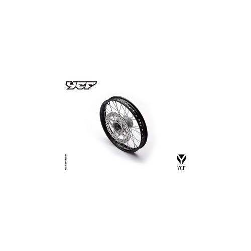 COMPLETE STEEL FRONT WHEEL 1.4X14' WITH DISC 2021>