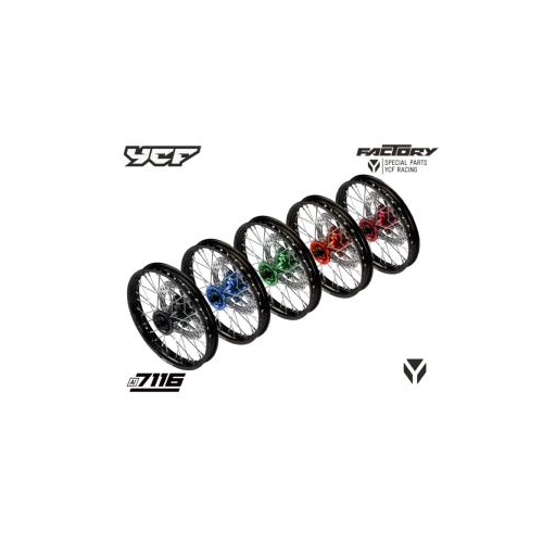 CPL. ALLOY FRONT WHEEL 1.4X14 DISC & CNC HUB