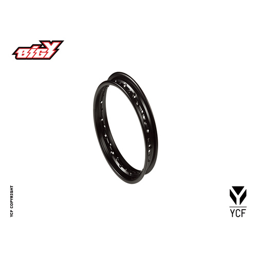 STEEL  RIM FOR FRONT WHEEL  1.6×17 BLACK