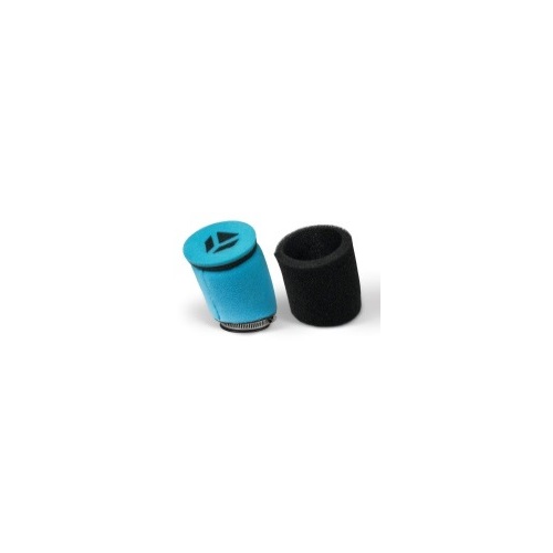 YCF AIRFILTER POD BLUE 38MM TWIN WALL