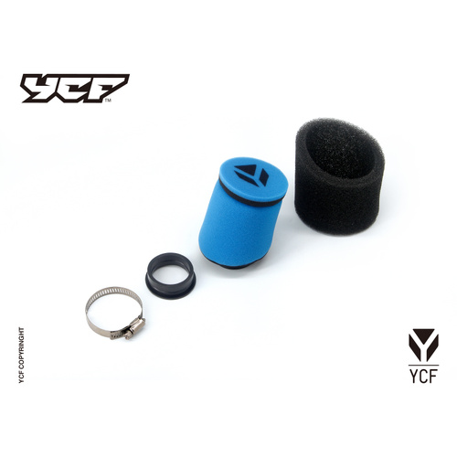 YCF AIRFILTER POD TWIN WALL 38MM 110/125 2014>