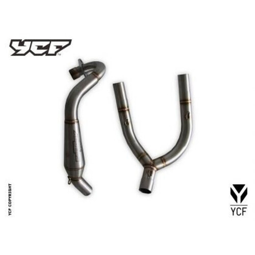 HEADER/MID PIPE DOUBLE MUFFLER BIGY FACTORY DAYTON