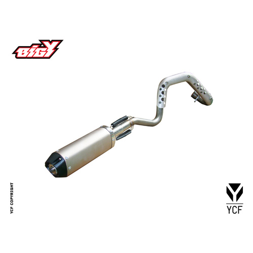 MUFFLER& EXHAUST PIPE ASSY YCF