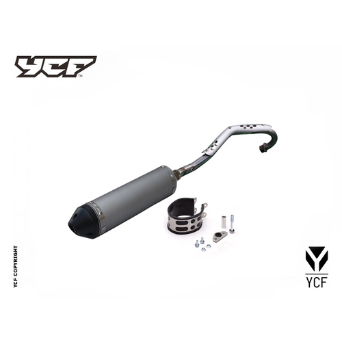 COMPLETE SINGLE RACING MUFFLER