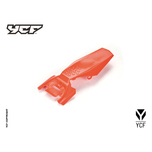 YCF REAR FENDER ORANGE