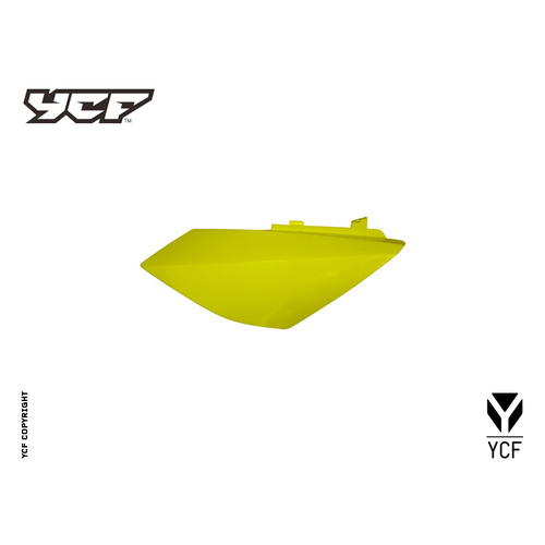 YCF RIGHT SIDE PLASTIC - YELLOW