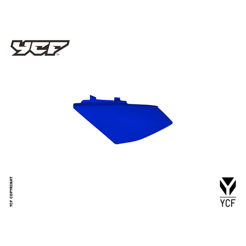 YCF LEFT SIDE PLASTIC BLUE