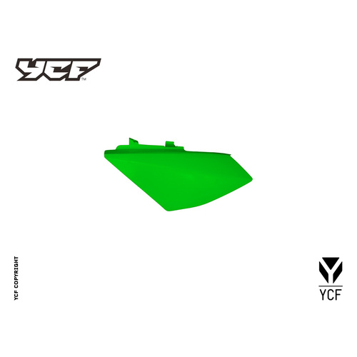 YCF LEFT SIDE PLASTIC GREEN