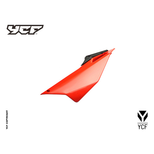 YCF LEFT REAR SIDE PLATE RED