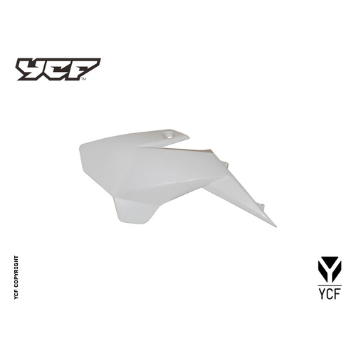 YCF LEFT SIDE SHROUD WHITE