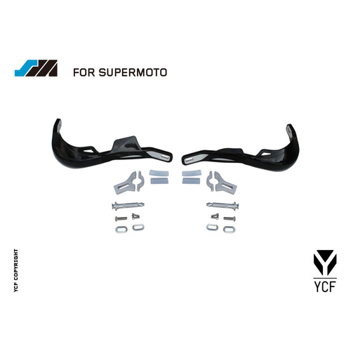HANDGUARDS BLACK 22MM & 28MM BARS WRAP AROUND
