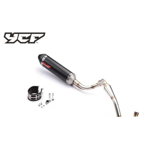 YCF BLK SINGLE MUFFLER & HEADER RACING BIGY 2017>>