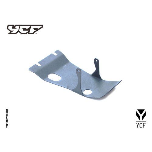 YCF ENGINE SKID PLATE STEEL START/ BIGY BLK MY20>>