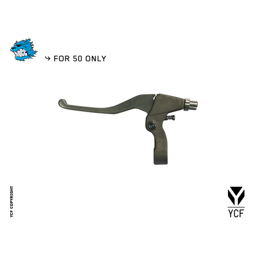 YCF50 REAR BRAKE LEVER/PERCH CABLE ASSY