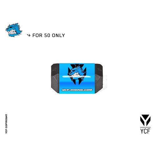 YCF BAR PAD L=126MM 50A/50E  BLUE