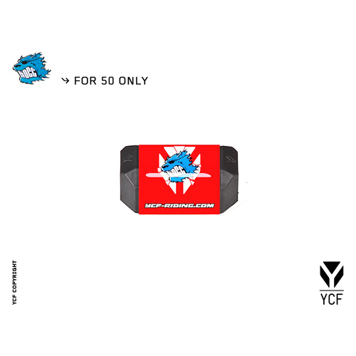 YCF BAR PAD L=126MM 50A/50E  RED