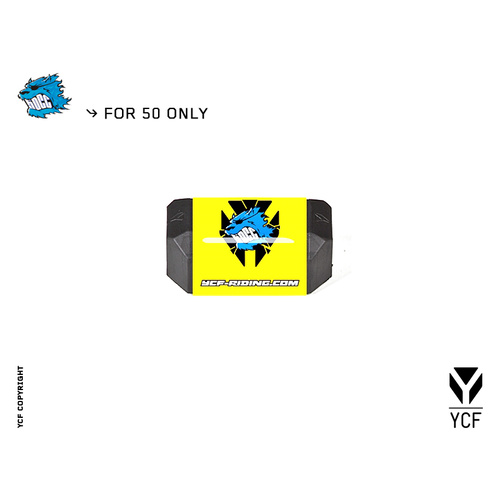 YCF BAR PAD L=126MM 50A/50E  YELLOW