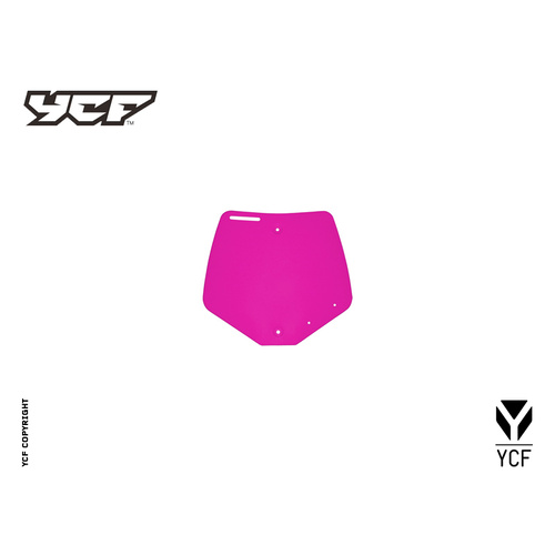 YCF FRONT PLATE 50CC PINK 2012-2019