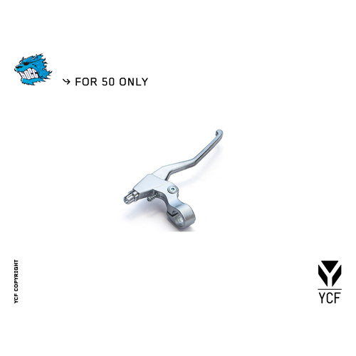 YCF50 FRONT BRAKE LEVER/PERCH CABLE BRAKES ASSY