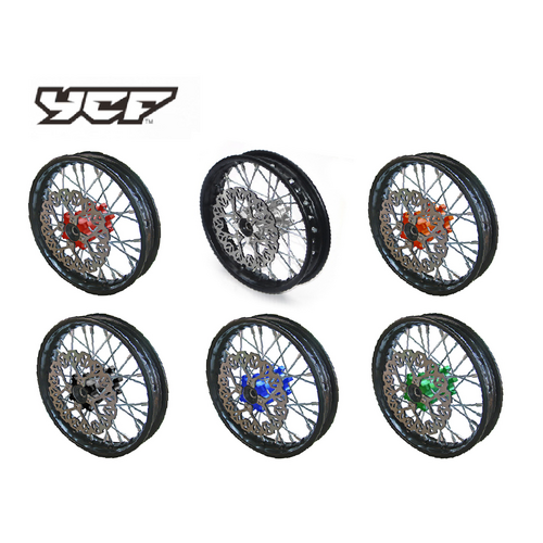YCF COMPLETE STEEL FRONT WHEEL 50A/50E 