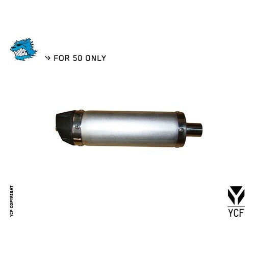 YCF50 MUFFLER L=240MM 2015> GREY